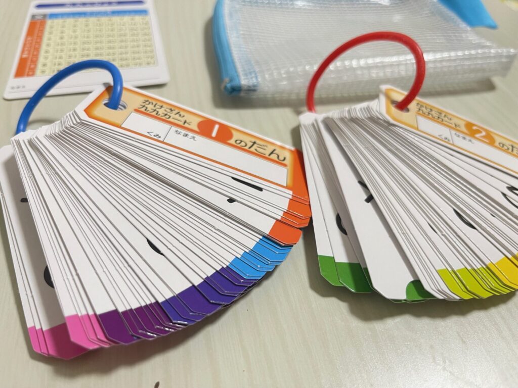 九九カードの名前はどこに書く？おすすめの場所と工夫を紹介